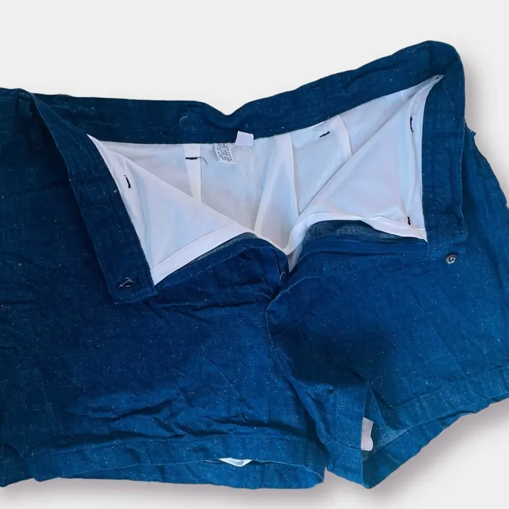 70s Denim Swim Shorts